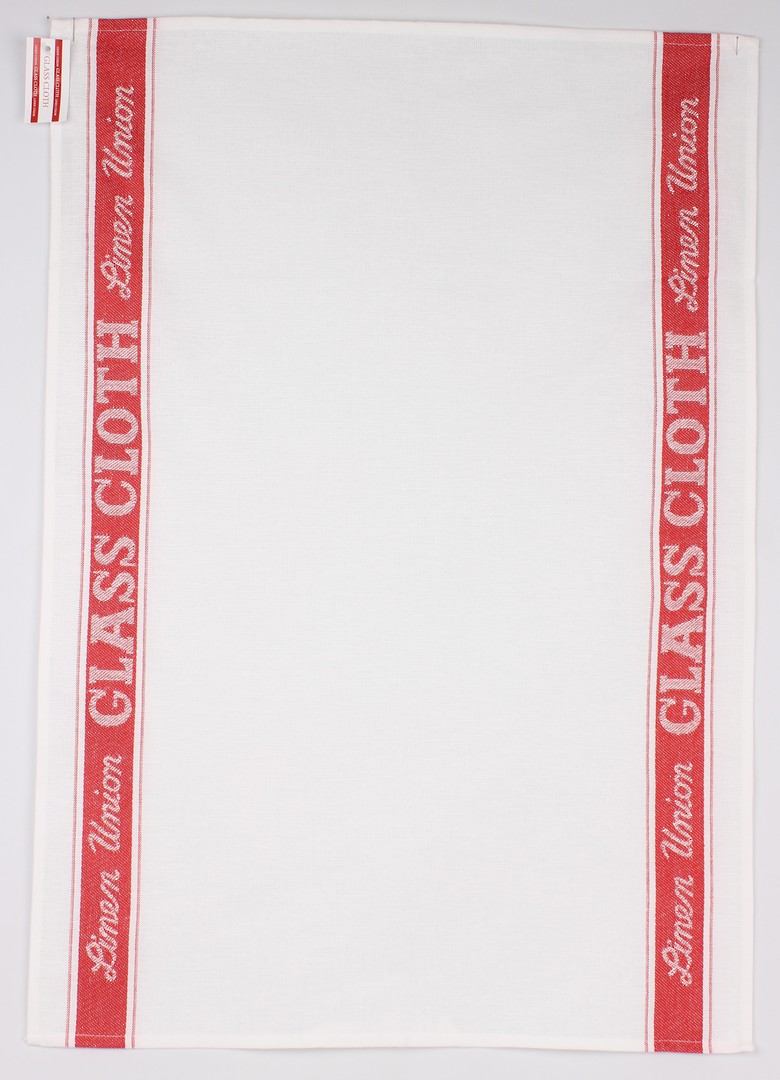 Samuel Lamont Linen Union glass cloth Red. Code" TT-2421/RED. Delivery July 2022 image 0